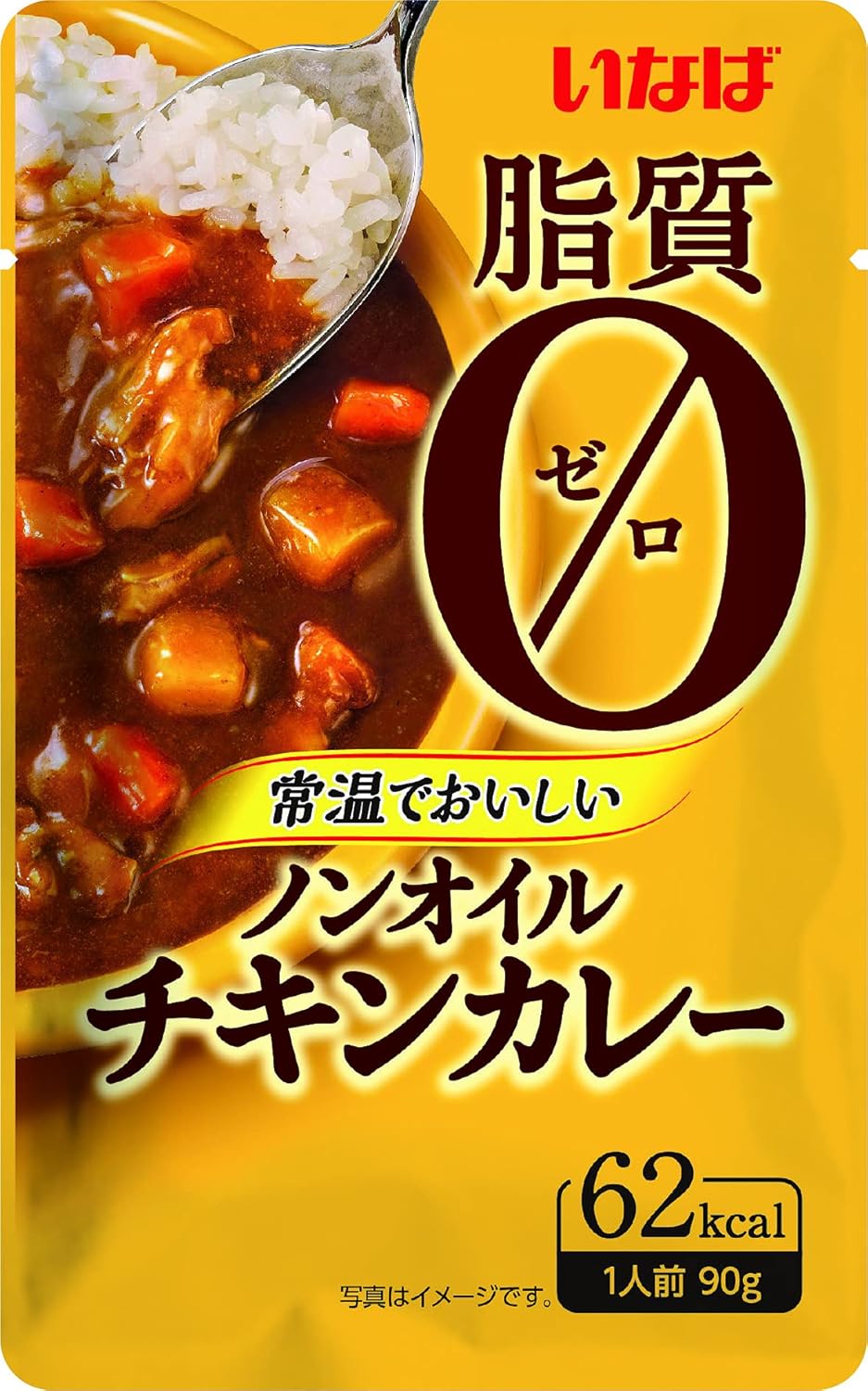 Inaba Foods Domestic Non-Oil Chicken Curry 90g×12pcs 【Fat Zero】
