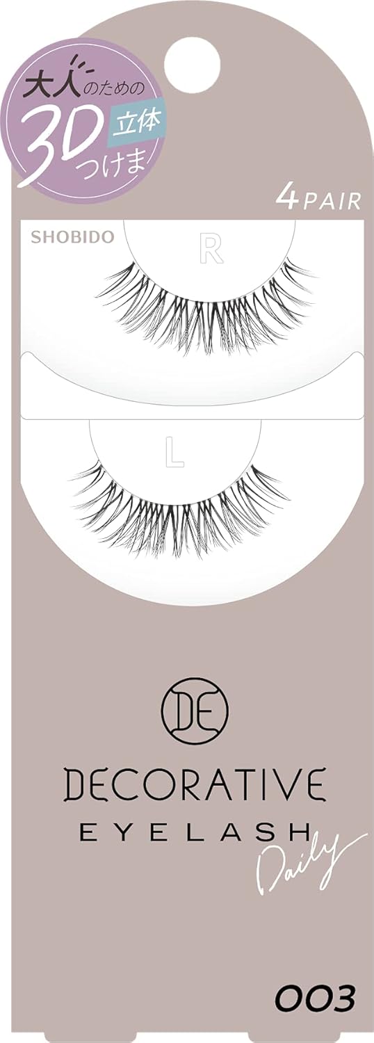 デコラティブアイラッシュ ＜ 003 ＞ （上つけまつげ4ペア入） SE43542 デコラティブ つけま 付けまつげ つけまつ毛 ツケマ アイラッシュ