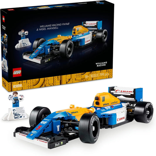 Lego 10353 Williams Racing FW14B & Nigel Mansell Toy Toy Birthday Present Block Male Female Vehicle Car Mini Car