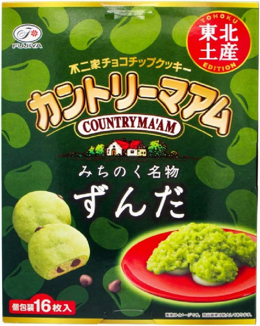 Fujiya Country Mam COUNTRY MA'AM Michinoku Specialty Zunda Cookies, 16 Pieces