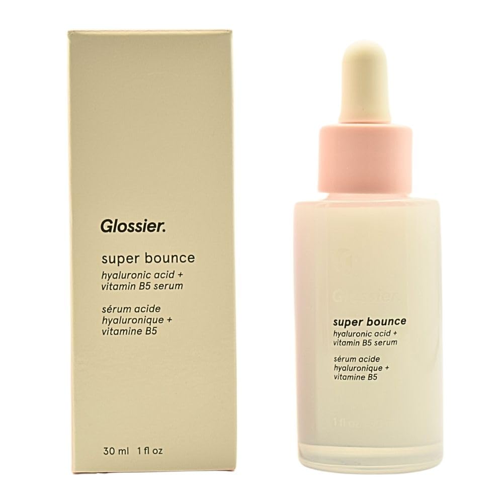 Glossier Super Bounce Ácido Hialurónico + Vitamina B5 Suero Tamaño Completo 1 onza