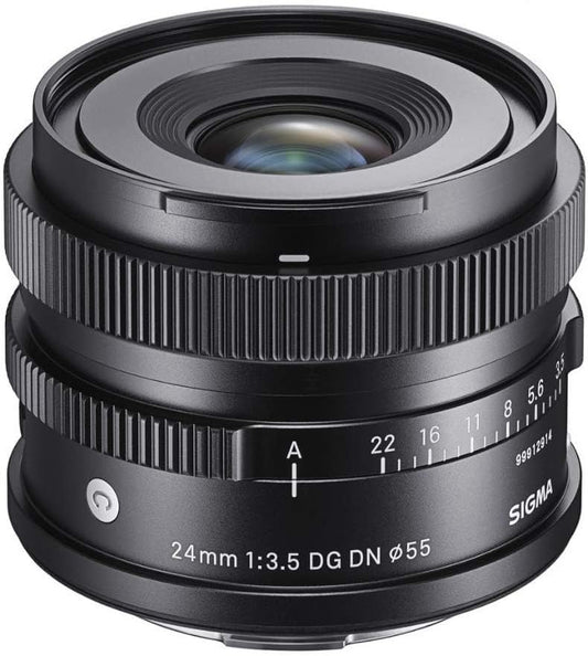 Sigma Sony E-Mount Lens 24mm F3.5 DG DN Monofocal Wide Angle Full Size Contemporary Mirrorless