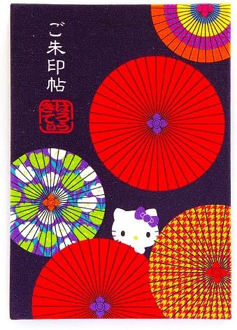 ハローキティ御朱印帳【番傘】 蛇腹タイプ