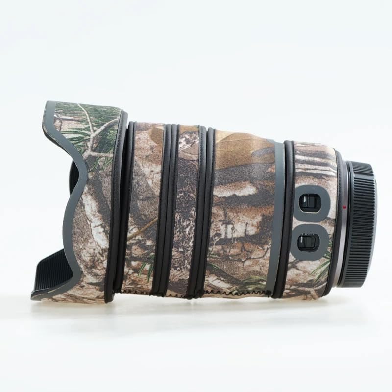 XCOAT Waterproof Camera Lens Coat for Canon RF 24-70mm F2.8 L USM, Camera Camouflage Rain Cover Lens Protective Sleeve (Jungle Camo)