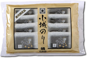 Koji Oori Grilled Seaweed, 8 Packs, Produced in Ariaki Sea, Saga Prefecture, Individually Packaged, Premium Rice Oni, Gourmet for Kids, Toddlers, Kids