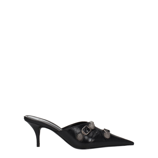 Balenciaga バレンシアガサンダルレザーブラック - Image 1