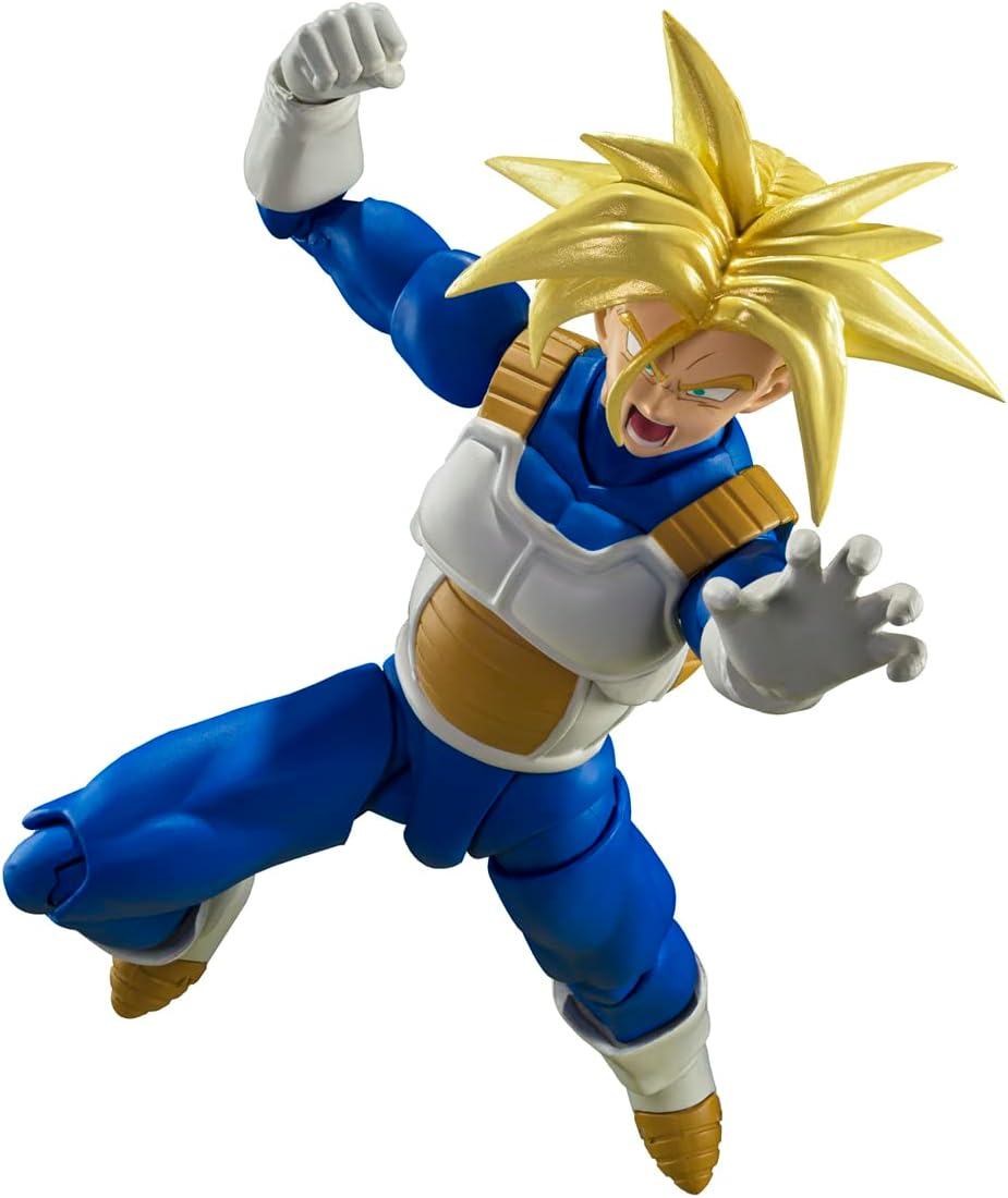 BANDAI SPIRITS S.H. Figuarts Dragon Ball Super Saiyan Trunks - Hidden Super Power, Approx. 5.5 inches (140 mm), PVC & ABS, Painted Action Figure