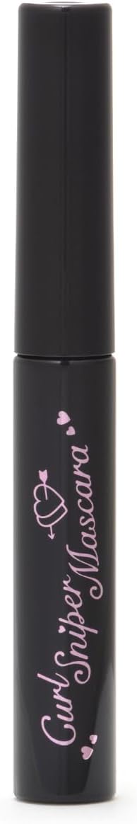 Canmake Curl Sniper Mascara 01 Black 0.1 oz (4.0 g) Mascara, Curl Keep, Extra Fine Brush, Fiber Free