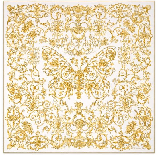 Dioresque Butterfly 90 Square Scarf - Image 1