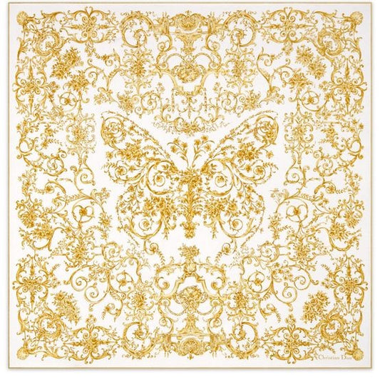 Dioresque Butterfly 90 Square Scarf - Image 1