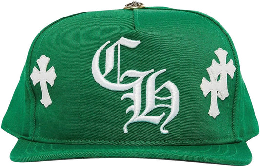 CHROME HEARTS CROSS PATCH HAT 'GREEN'