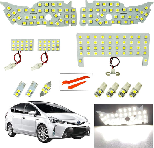 TORIBIO Exclusive Design, Interior Lights, Custom Parts, White, 6000K, Brighter Than Original, Interior Light, LED Light, Rear Center Lamp, Luggage Lamp, Genuine Replacement, Easy Installation,