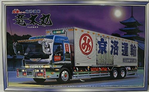 青島文化教材社 1/32 大型デコトラ No.67 竜太丸 りゅうたまる ロングシャーシ保冷車