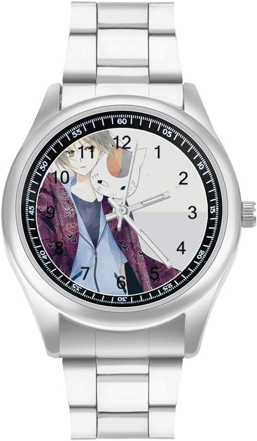 Natsume Book of Friends Wristwatch, Anime, Inexpensive, Wristwatch, Stylish, Simple, Fashion, Lightweight, Simple Dial, Easy to Read, School, Work, Gift, Women's Wristwatch, Men's Wristwatch, Anime