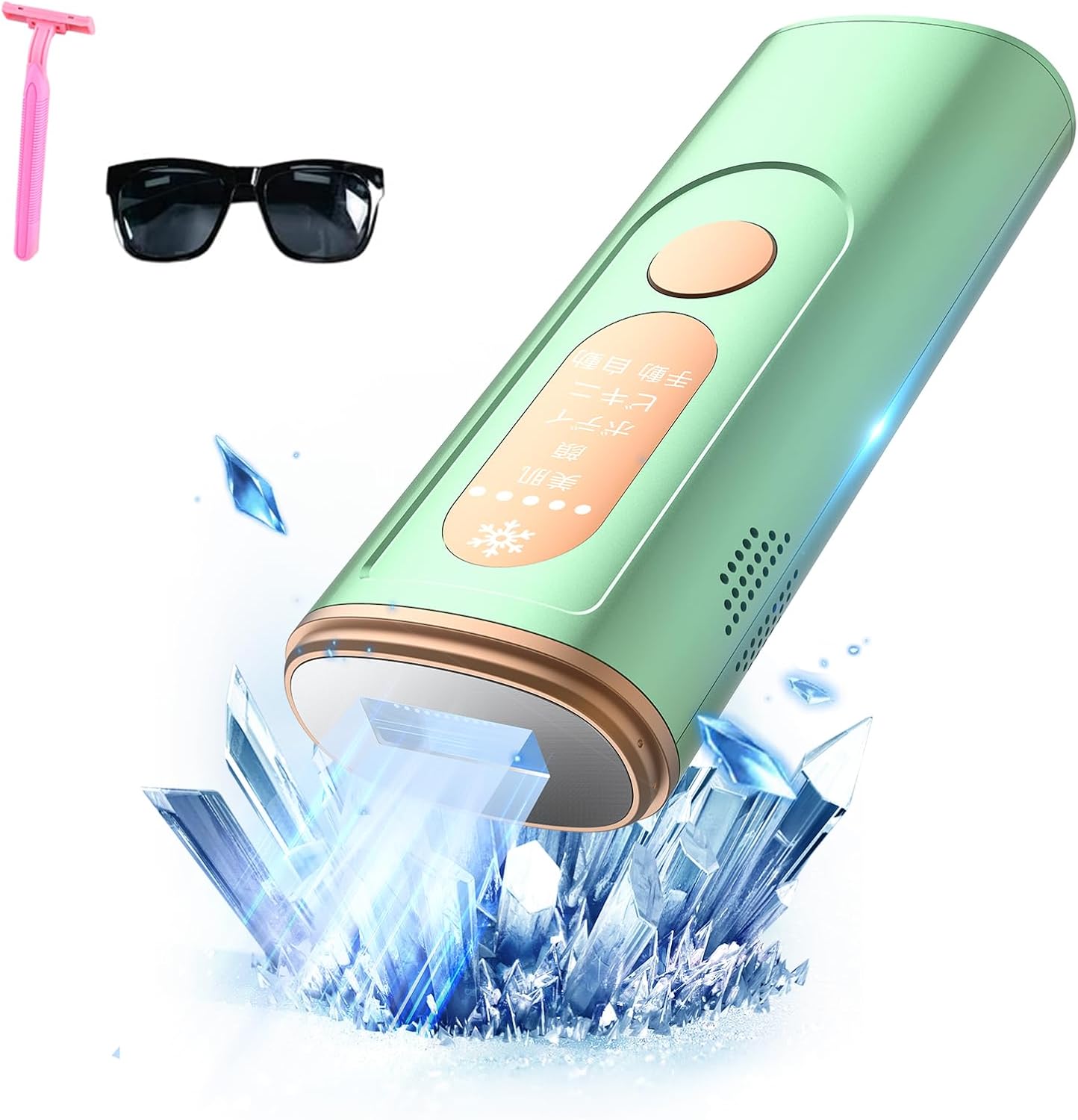 2023 Industry Optical Epilator, Men's, Women's, Manual/Automatic Mode, 5 Level Adjustment, Unlimited Number of Irradiation, Cooling Function, Cooling for Arms, Arms, Legs, Fingers, VIO, and More
