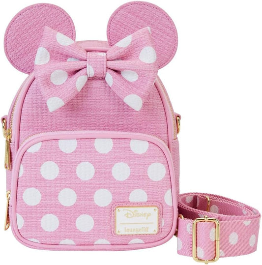 Loungefly Disney Minnie Straw MINI - Bolsa convertible