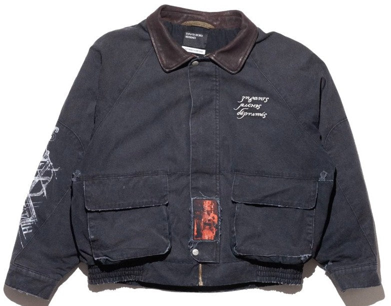 ENFANTS RICHES DÉPRIMÉS CONSTRUCTIVIST HUNTING JACKET FADED BLACK
