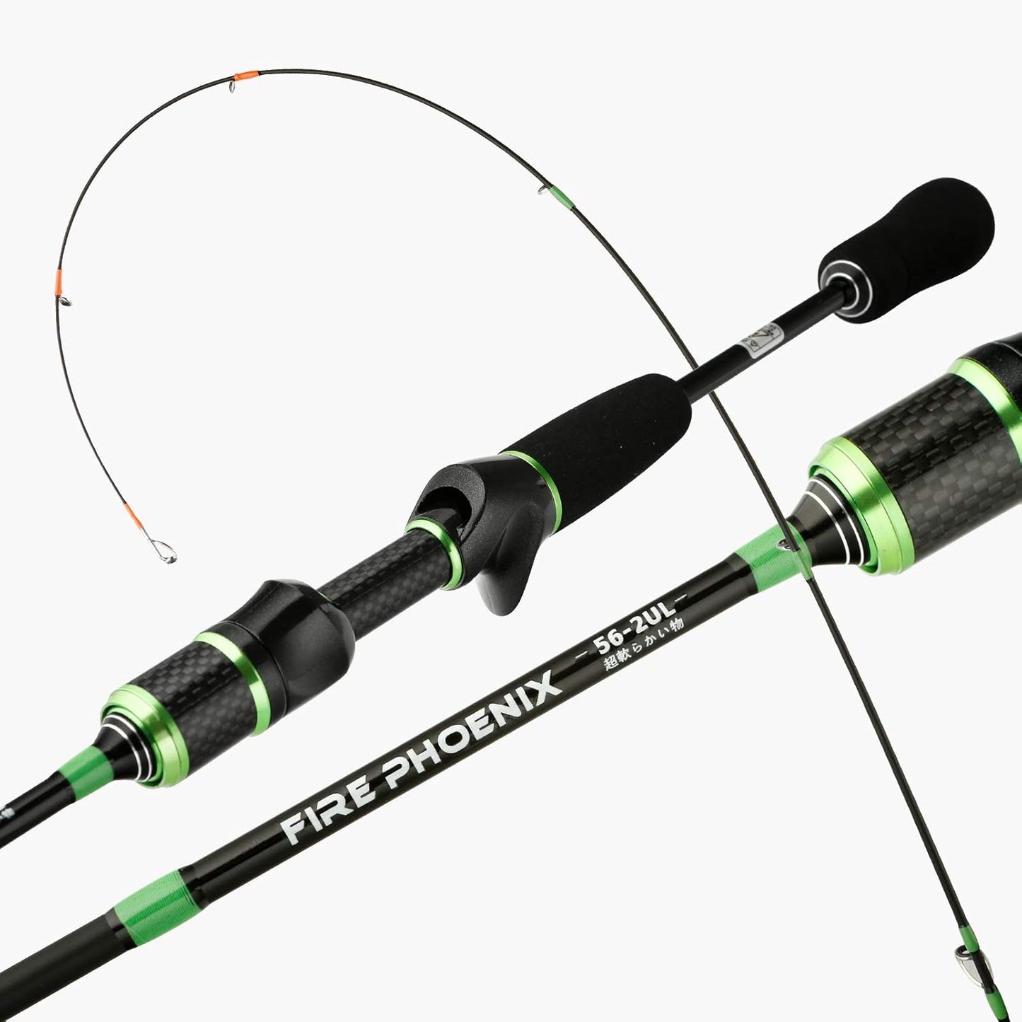 NOSTA Ultralight Carbon Fiber Fishing Rod, UL Action, 1.5-1.8m, 2-6LB, Spinning/Bait Rod
