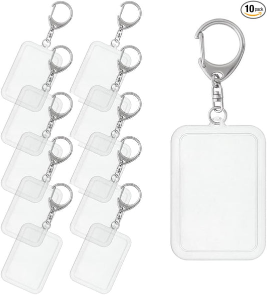 Daio Seisakusho KK68 Searling Bee Key Holder, Rectangular, Pet Photo, Regular Keepsake, Includes One Touch Keychain, Made in Japan, 2.7 x 1.8 inches (68 x 45 mm)