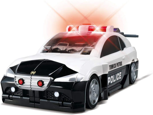 Takara Tomy: Tomica Transforming Big! Deca Patrol Car, Mini Car, Toy, Unisex, Ages 3 and Up, Toy Safety Standards Compliant, ST Mark Certified, Tomica