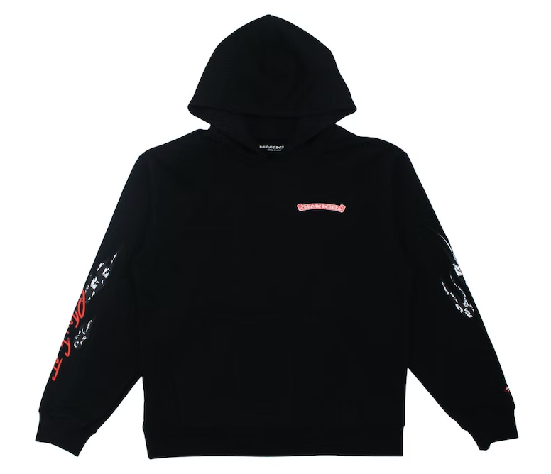 CHROME HEARTS MATTY BOY 'STAY FAST' BLACK HOODIE
