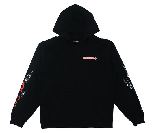 CHROME HEARTS MATTY BOY 'STAY FAST' BLACK HOODIE