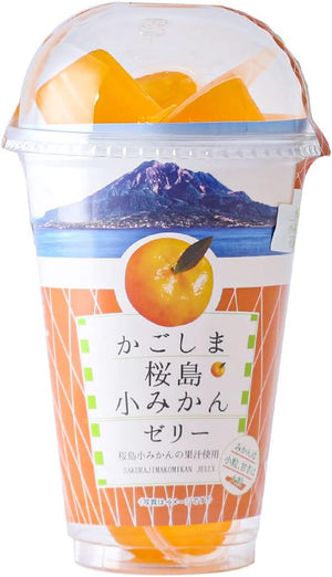 Kagoshima Yutaka Kagoshima Sakurajima Small Orange Jelly, 12 Pieces