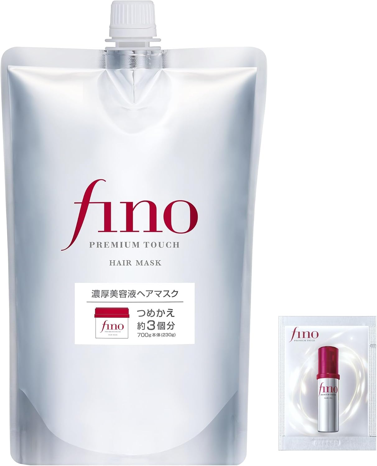 Fino Premium Touch Thick Serum Hair Mask, Refill + Bonus