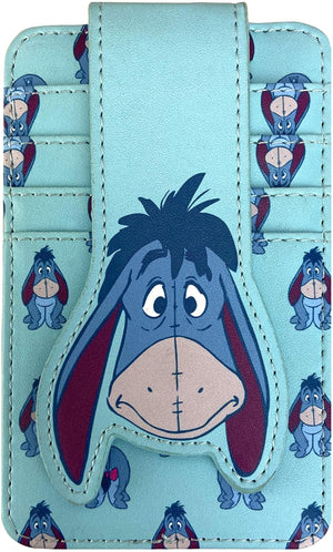 Cartera de Tarjetas Disney Compacta y Delgada (Eeyore Azul Claro)
