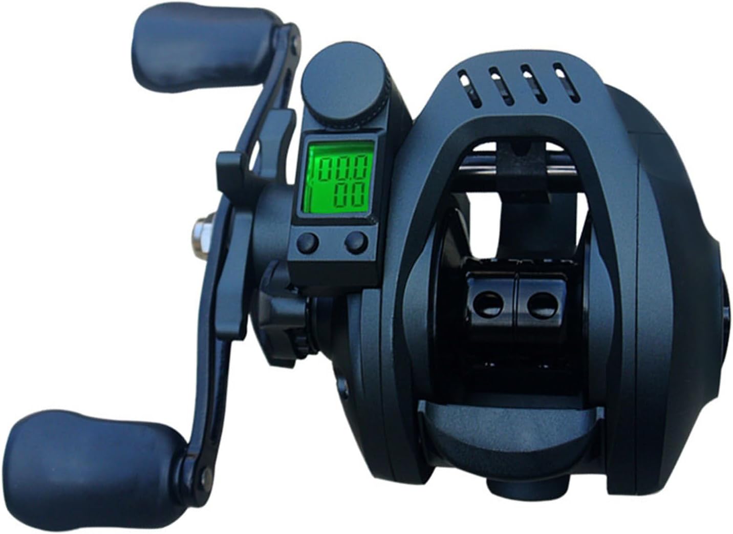 Led スクリーン電子釣りリール 6.3:1 ギア比 Baitcasting 金属 Baitcasting アクセサリー防水海海水氷ホイール