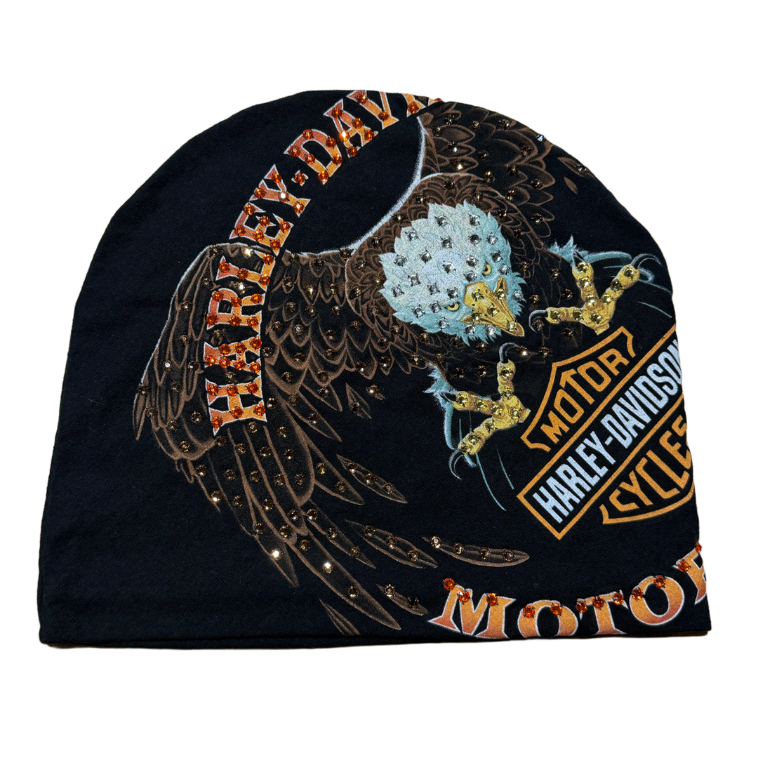 BOSSI 'HARLEY EAGLE' RHINESTONE BEANIE