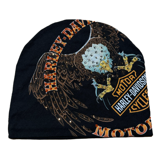 BOSSI 'HARLEY EAGLE' RHINESTONE BEANIE