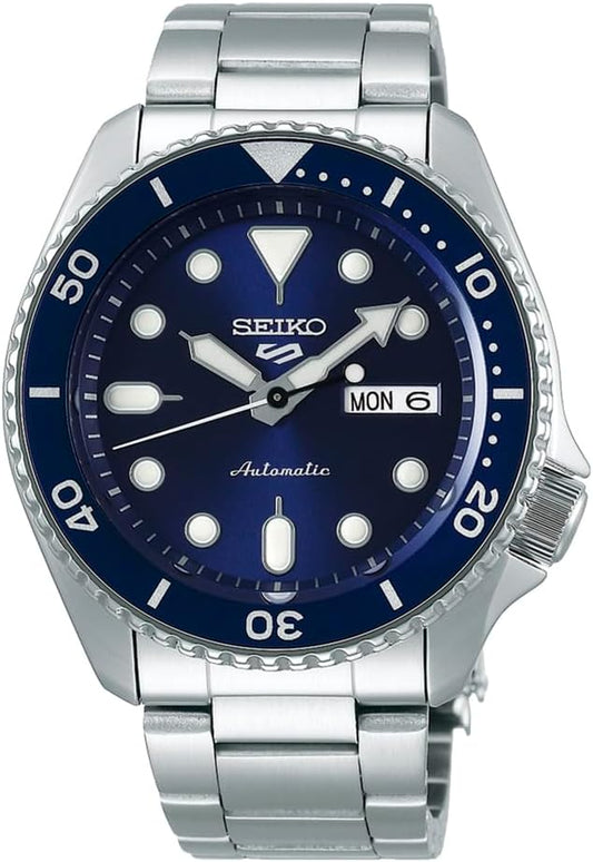Seiko Men's Analog Automatic Watch 5 Sport, Silver, Bracelet Type