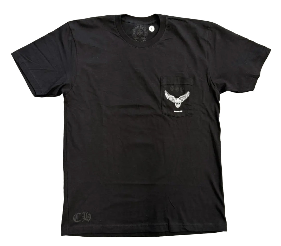 CHROME HEARTS 'AEROSMITH' BLACK TEE