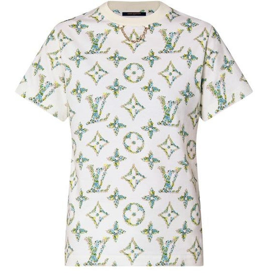 LOUIS VUITTON Floral Monogram T-Shirt - Image 1