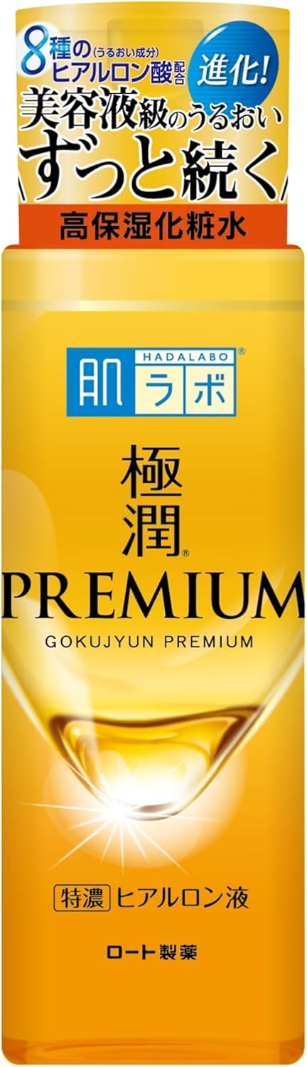 Hadalabo Gokujun Premium Hyaluronic Lotion, 6.0 fl oz (170 ml) (x1)