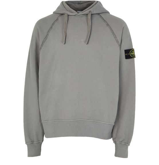 STONE ISLAND Logo patch hoodie - Image 1