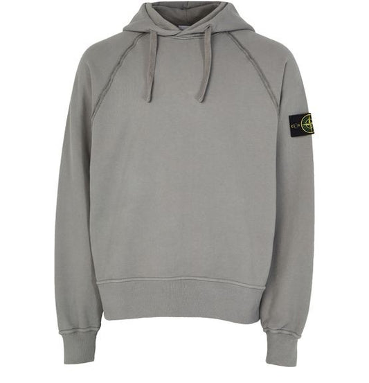 STONE ISLAND Logo patch hoodie - Image 1