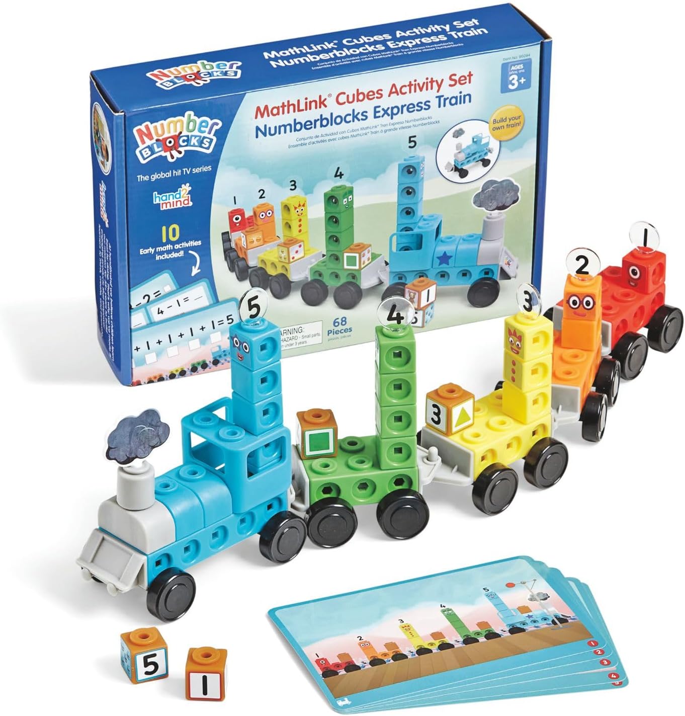 Numberblocks 96094 Mass Link Cube Activity Set Number Blocks Express Train Kazu Play Educational Toy
