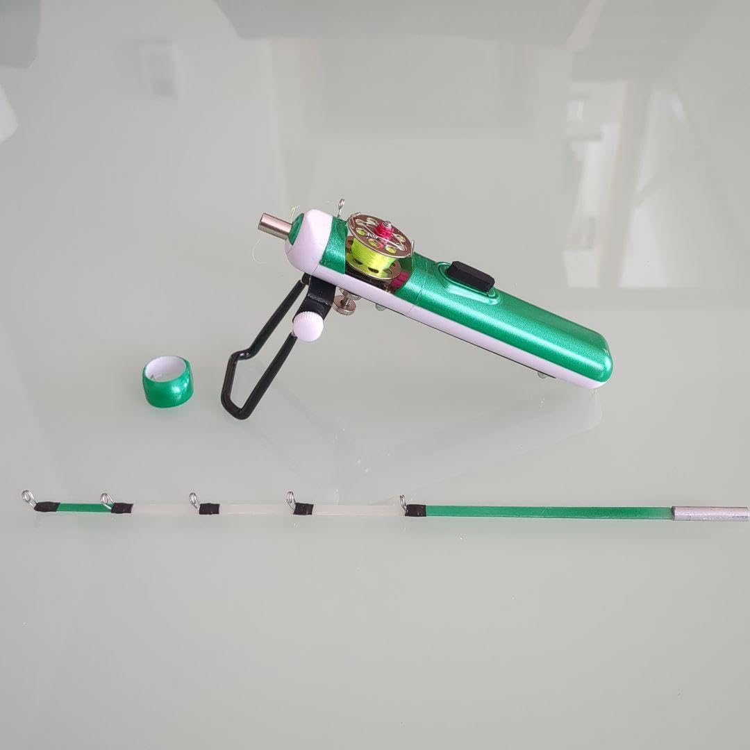 自作わかさぎ電動リール&穂先 YTZAFKRT