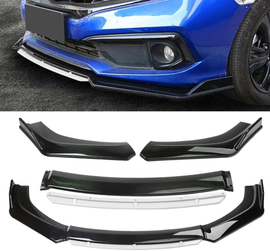 Lip Spoiler, Toyota Corolla Fielder/Corolla Axio 160 Series, E16# Type, 3rd Generation (2012.5 to current), 4-Way Front Spoiler, Front Lip, Anti-Scratch Protector, Lightweight, Aero, DIY Accessories
