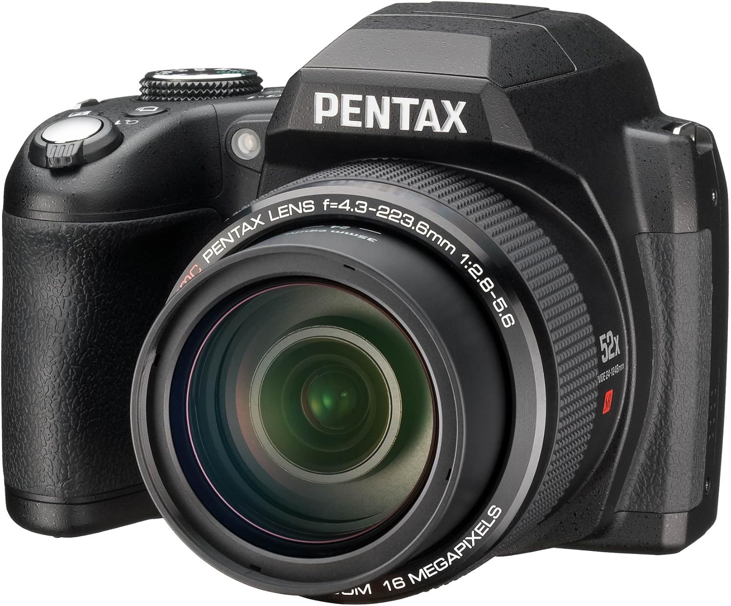 Pentax XG-1 16 Digital Camera with 52x Optical Image Stabilized Zoom with 3-Inch LCD (Black) by Pentax
