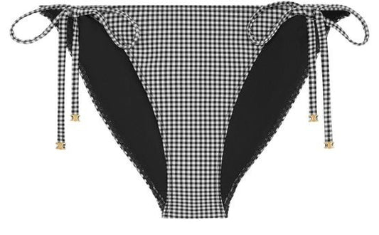 CELINE Triomphe swimsuit botton in vichy jersey - Image 1