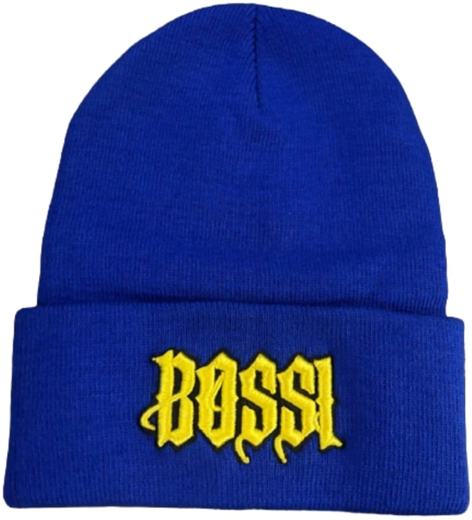 BOSSI X SRLA 'BLUE/YELLOW' BEANIE