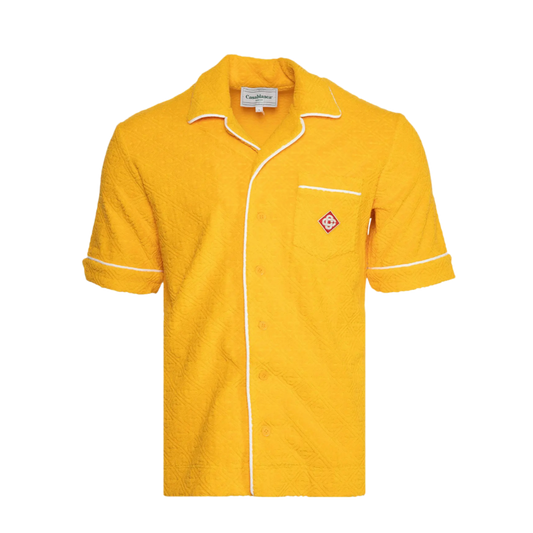 CASABLANCA 'YELLOW' TERRY CUBAN SHIRT