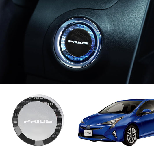 LUMIMAN Toyota Prius 50 Series Car Push Start Switch Crystal Engine Start Cover Start Button Cover Interior Parts Dress Up Crystal Style Exclusive Design TMIMB-3 Genuine Replacement Japanese