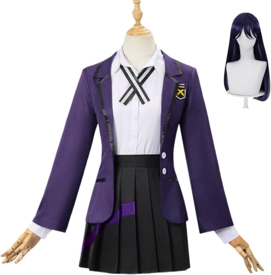 Wig Included Amate Yuzuriha Machu Nyaan Cosplay Costume, Costume for Anime, Halloween, Christmas, Festival, School Play, Cultural Festival, Exhibition