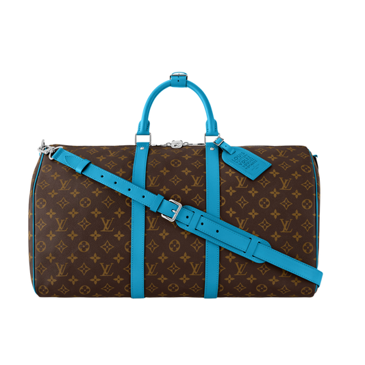 LOUIS VUITTON 'GASTON BLUE' KEEPALL BANDOUILÉRE 50 DUFFLE BAG