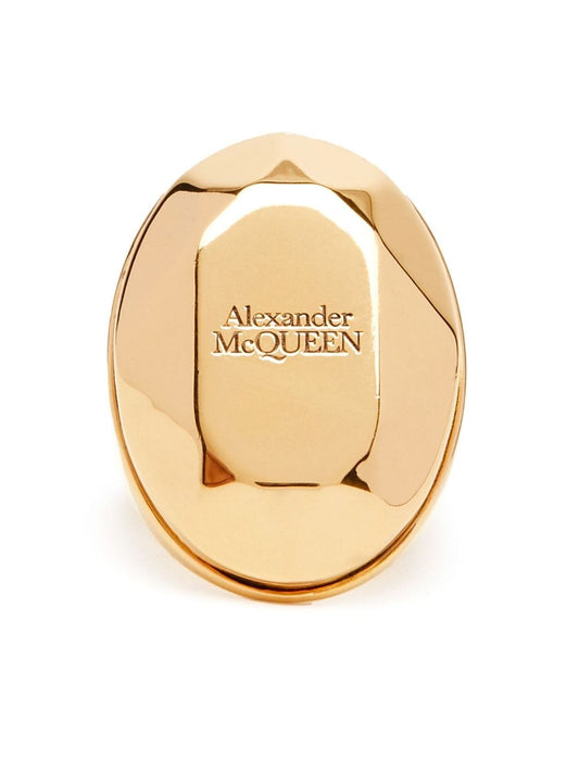Alexander McQueen アレクサンダーMCクイーンストーンロゴリング - Image 1