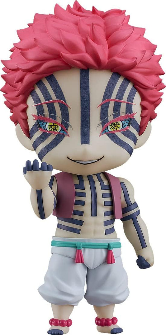 Good Smile Company [GOOD SMILE COMPANY] Nendoroid Demon Slayer Akaza - Non-Scale Plastic Painted Action Figure Reissue